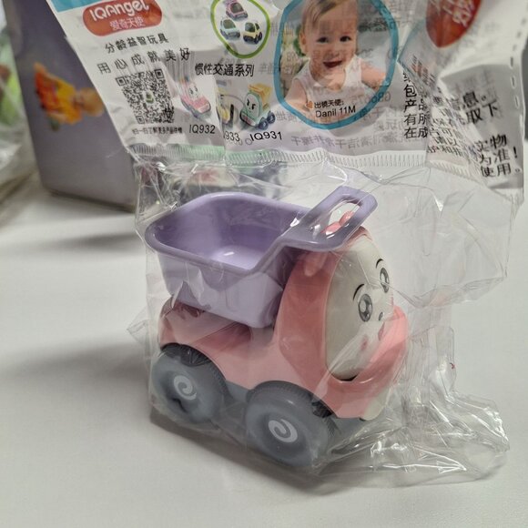 Toy Car Dumptruck Purple Plane Firetruck Police Rescue New Spin Drive Go Move - Picture 4 of 9